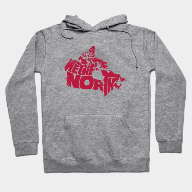 We the north red hoodie deals